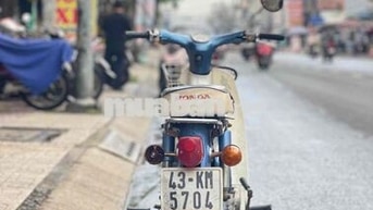 Honda Super Cub màu Xanh . giay to đay đu