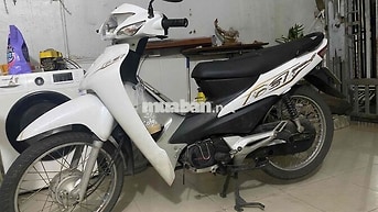 Xe máy số Detec D5 màu trắng