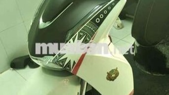 Honda SH 6124 km màu trắng đen