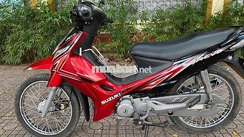 Suzuki Smash Revo 110 110cc màu đỏ đen