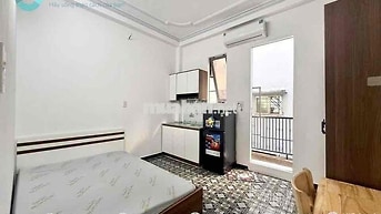 Căn Hộ Studio - 20m2 - Ban Công - Máy Giặt Riêng -.Full Nội Thất -