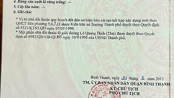 BÁN NHÀ MT 406 ĐƯỜNG PHAN VĂN TRỊ, Q. BÌNH THẠNH 