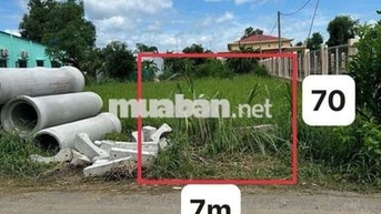 mặt tiền đường nhựa 7m, đất nền lên sẵn lâu năm, gần trạm y tế xã 