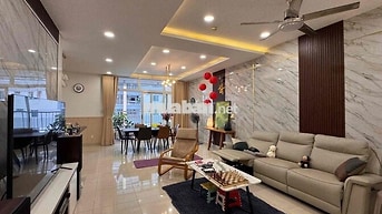 CHO THUÊ CHUNG CƯ BELLEZA QUẬN 7 DT 124m2 3PN 2WC