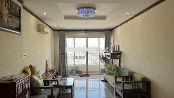 Cho thuê căn hộ Quốc Cường Trần Xuân Soạn 101m2 2PN 2WC 13tr/th