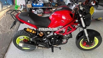 Xe mô tô mini Monster 110cc đỏ