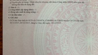  CHÍNH CHỦ BÁN ĐẤT GIÁ RẺ 2MT KÊNH 17, X.THÁI MỸ, H.CỦ CHI 6.1 TỶ.