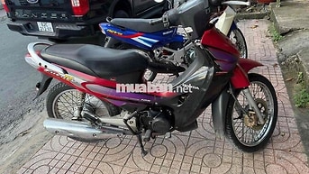 Honda Future 2 màu Đỏ đen