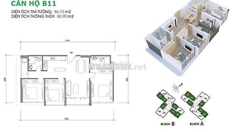 Chính chủ cần cho thuê căn hộ 3PN tại Ecogreen Sai Gòn giá tốt