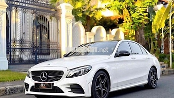 C300 AMG 2020 21.000 km Trắng nt nâu