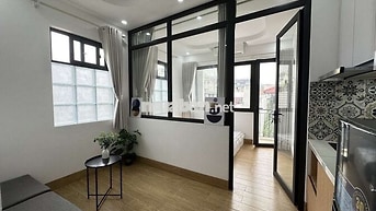 Siêu Hot CCMN 1n1k 30m2 Full đồ. ban công thoáng tại Hồ Ba Mẫu