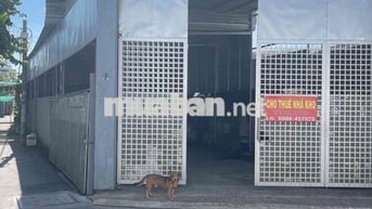 cho thuê mb kho dt 7m x 18m mặt tiền đường kênh T2