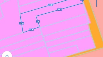 Đất nở hậu - khu dân cư 1B - Chu Văn An - Thị trấn Cần Đước