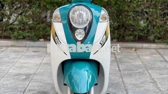 SYM Elite 50cc 2019 màu trắng xanh
