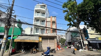 Cho thuê nhà mặt tiền đường Lê Văn thọ Gò vấp 4 x25 đúc 3 lầu giá 22tr