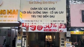 mặt bằng làm mi, móng kết hợp spa dưỡng sinh